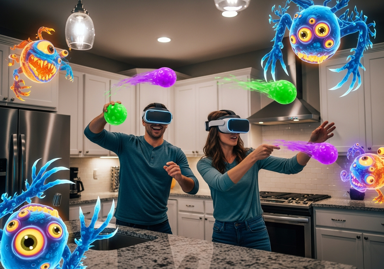 Votre maison devient un champ de bataille avec ce jeu sur Quest 3