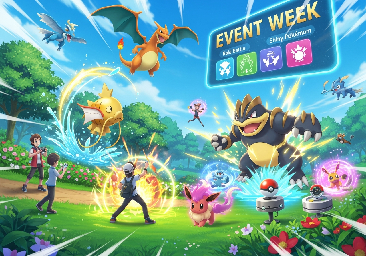 Pokémon Go : Ne ratez aucun des événements de la semaine
