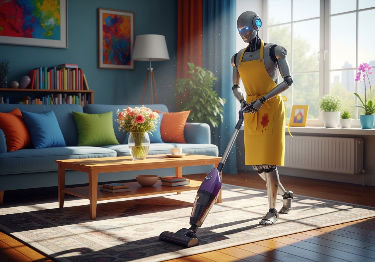 Ce robot humanoïde télécommandé en VR s'occupera de votre maison