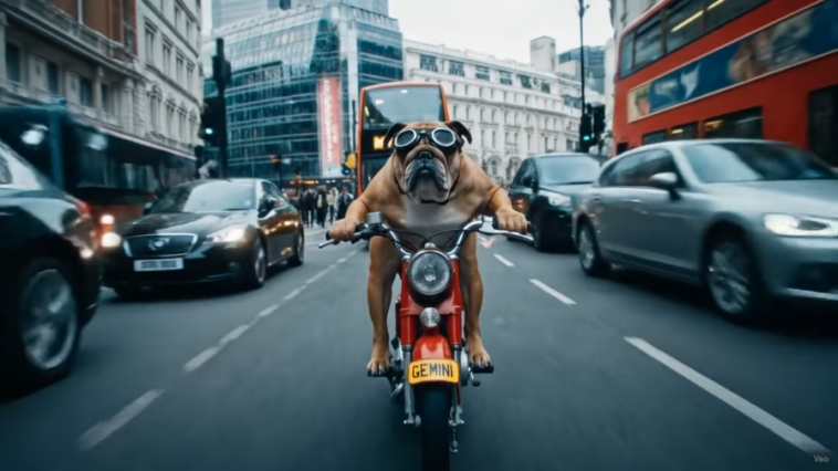 Image d'une vidéo créée avec Google Veo 3