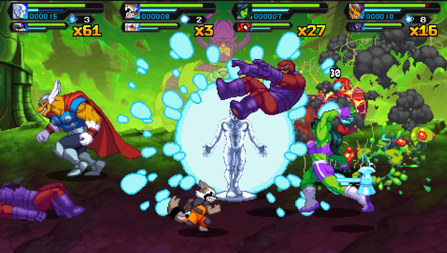 Gameplay Marvel cosmic Invasion