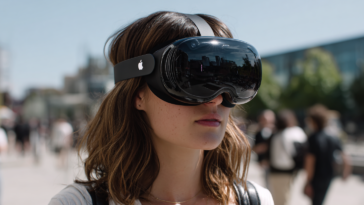 Apple Vision Pro en noir