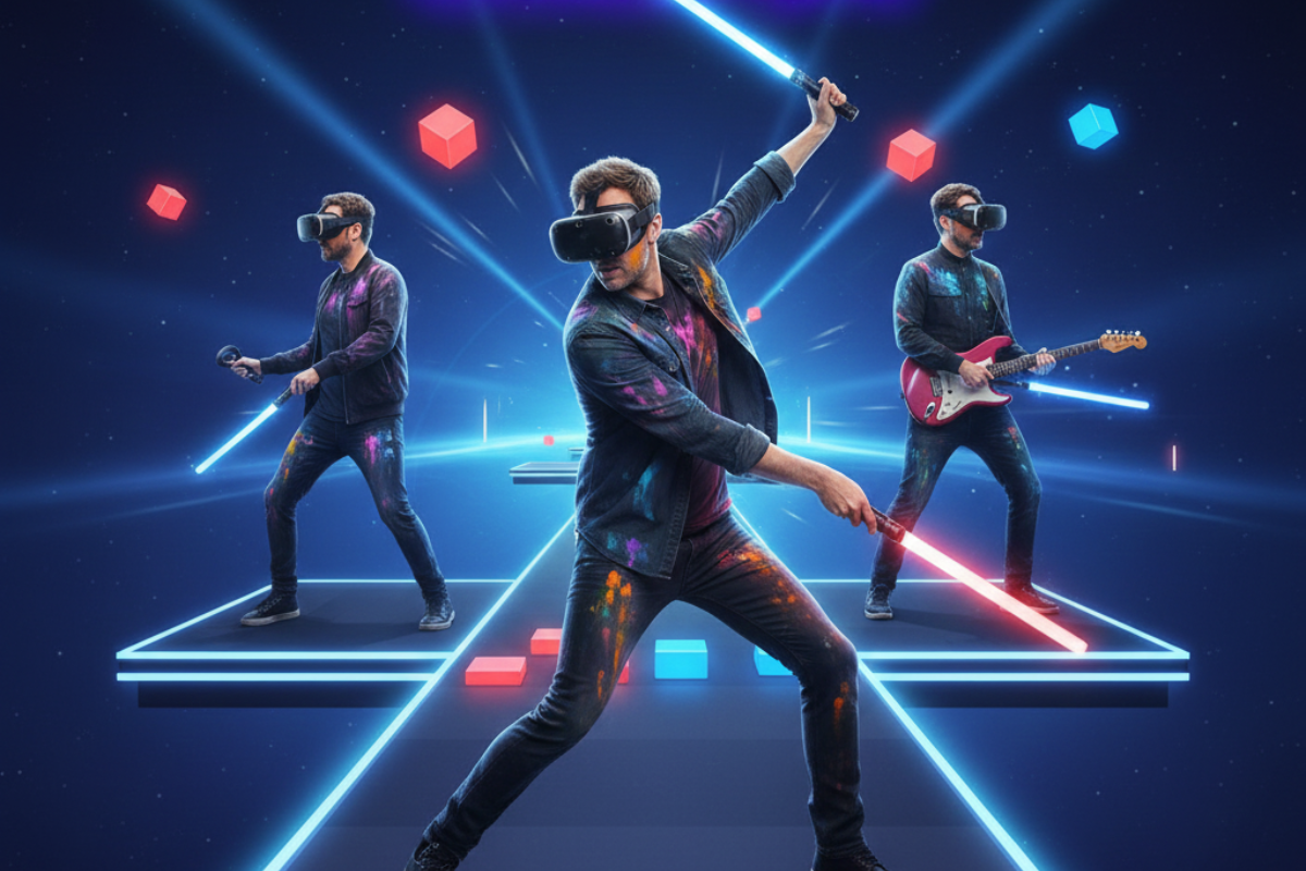Beat Saber : le pack Coldplay avec 12 tubes arrive sur Quest et Steam