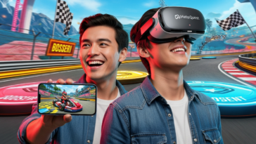 Le jeu de course VR qui connecte Quest et smartphones