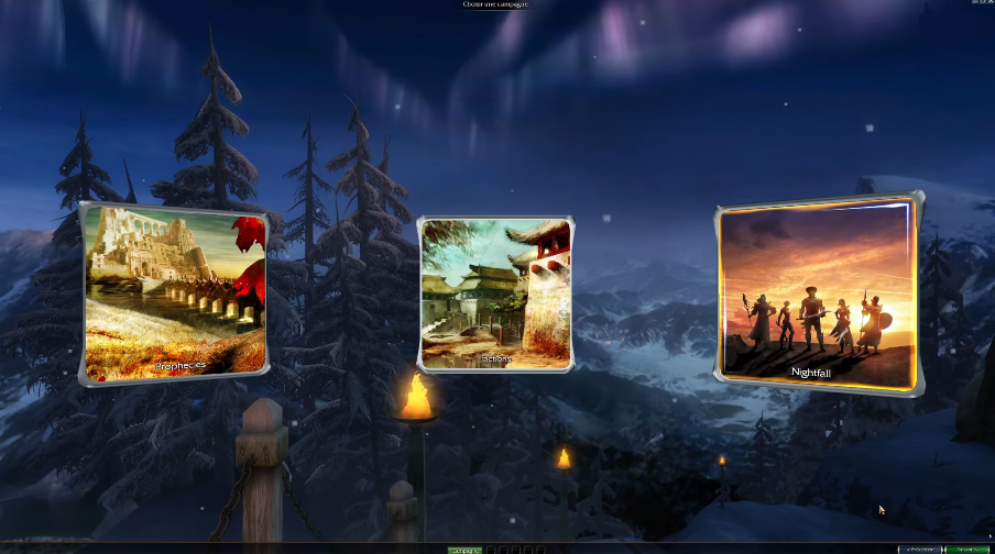 Interface du jeu Guild Wars Reforged