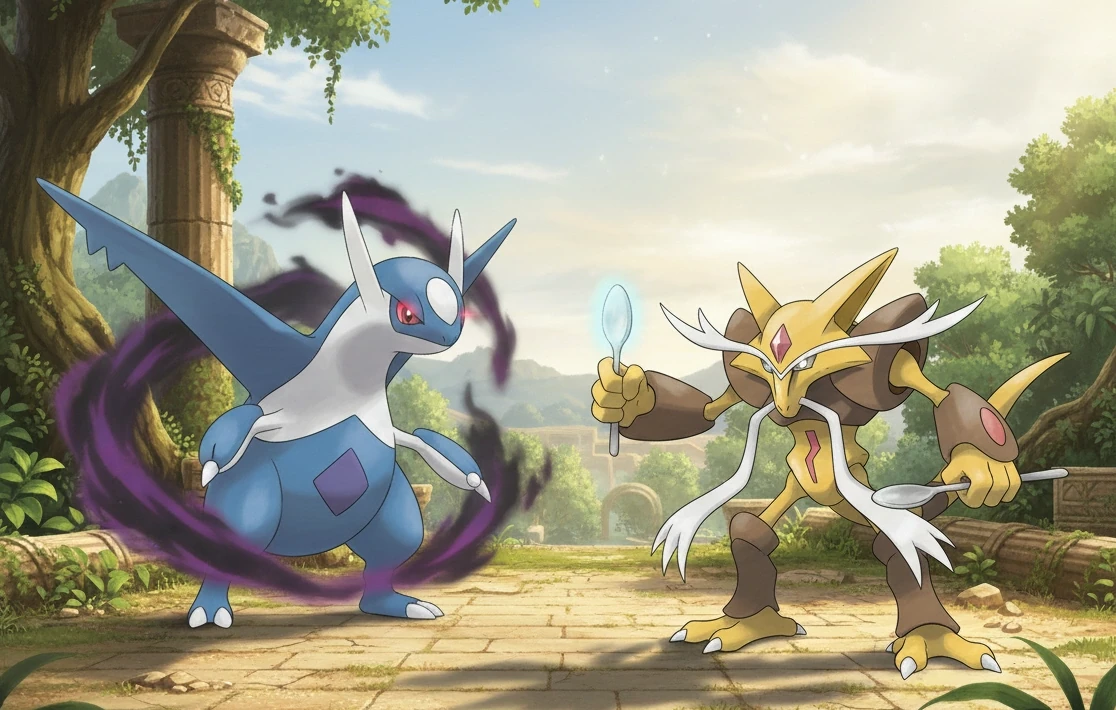 Méga-Alakazam et Latios Obscur