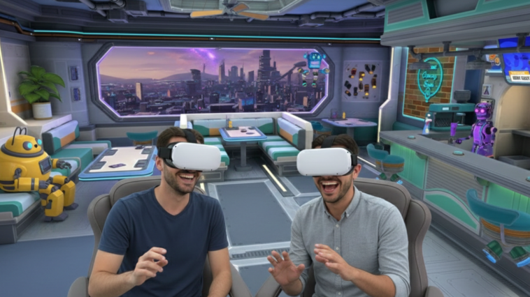 Un café VR avec des robots vivants : qu'est-ce qu'on en pense ?