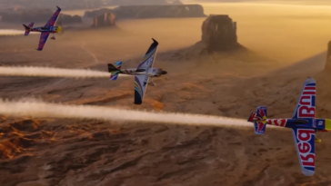 animation simulateur avion - patrouille