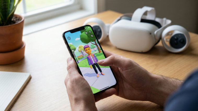 Le métavers s'éloigne du casque Meta Quest