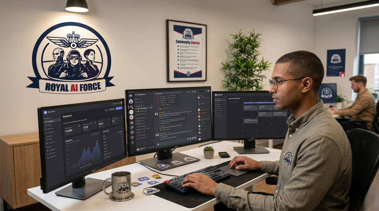 Royal AI Force va booster votre présence sur Discord.