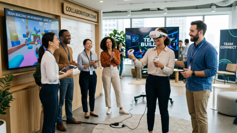 Intégrez l'animation VR dans votre programme de team building.