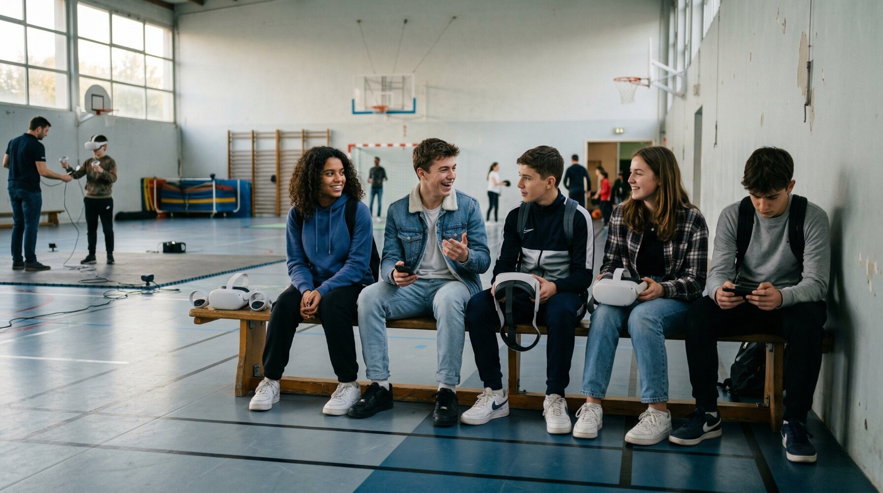 Digi’Tek : la réalité virtuelle s'invite au gymnase de Saint-Nazaire