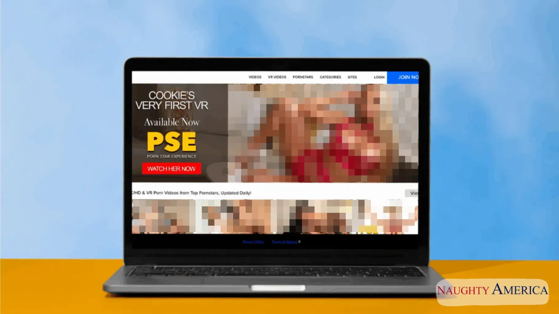 La page d'accueil de Naughty America Free Site porn vr