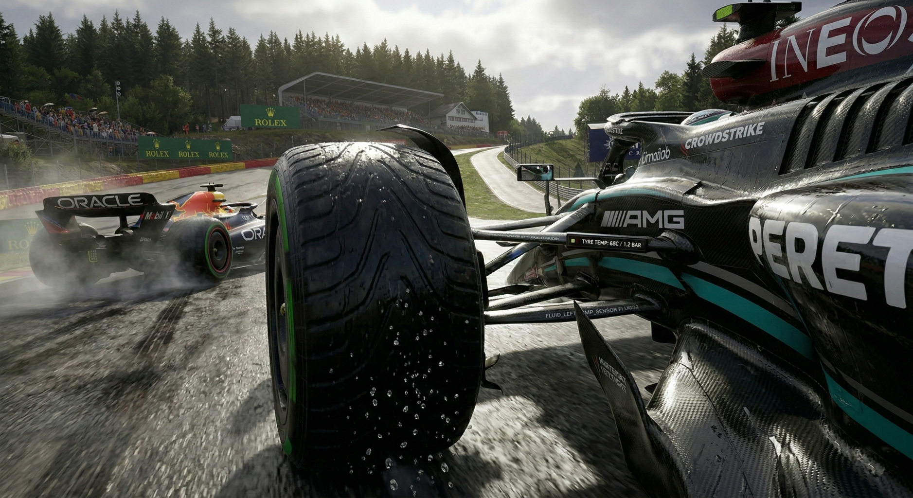 Image illustrant le réalisme du jeu F1 25
