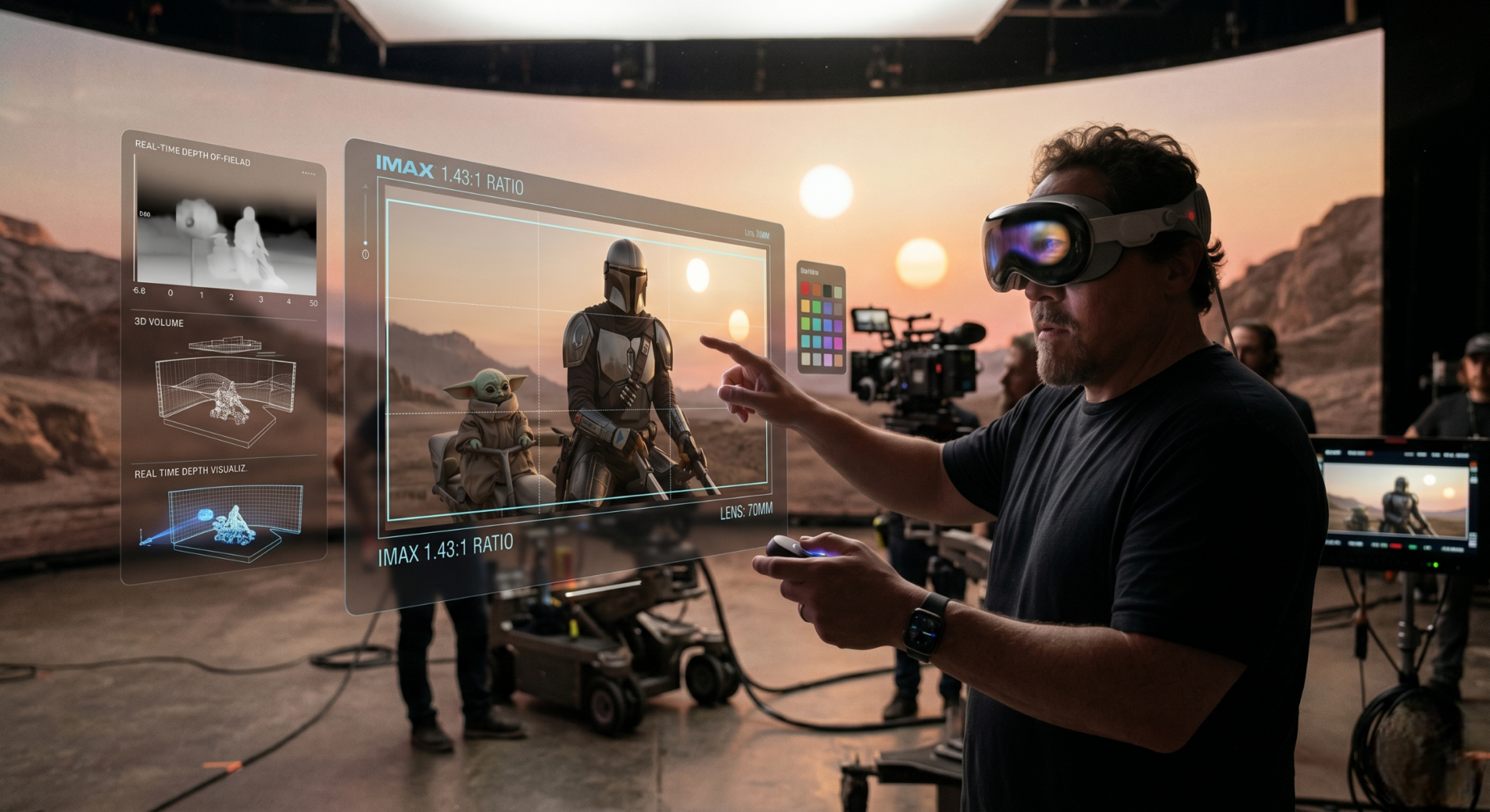 Vision Pro, le nouvel outil indispensable sur le tournage de Mandalorian & Grogu