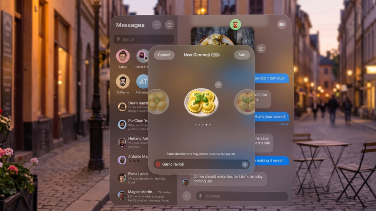 Apple Intelligence pour le Vision Pro