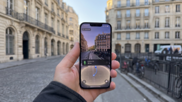 Image illustrant l'utilisation de Niantic VPS 2.0