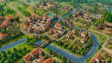 Image illustrant un village dans A Little Age