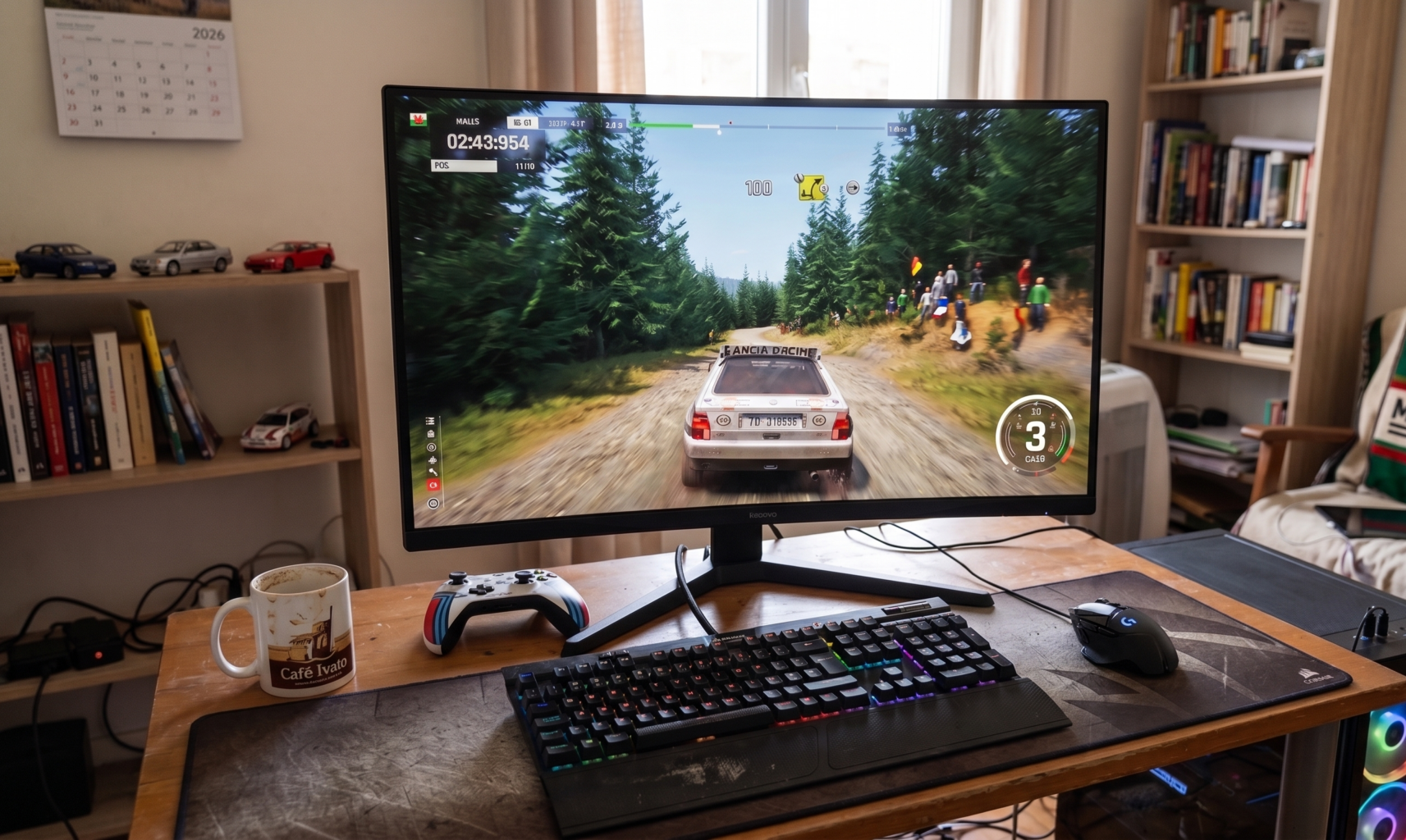 Le jeu Assetto Corsa Rally sur un PC
