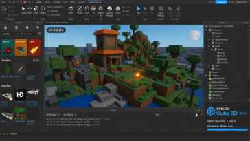 Image illustrant la modélisation 3D sur Roblox Cube 3D beta