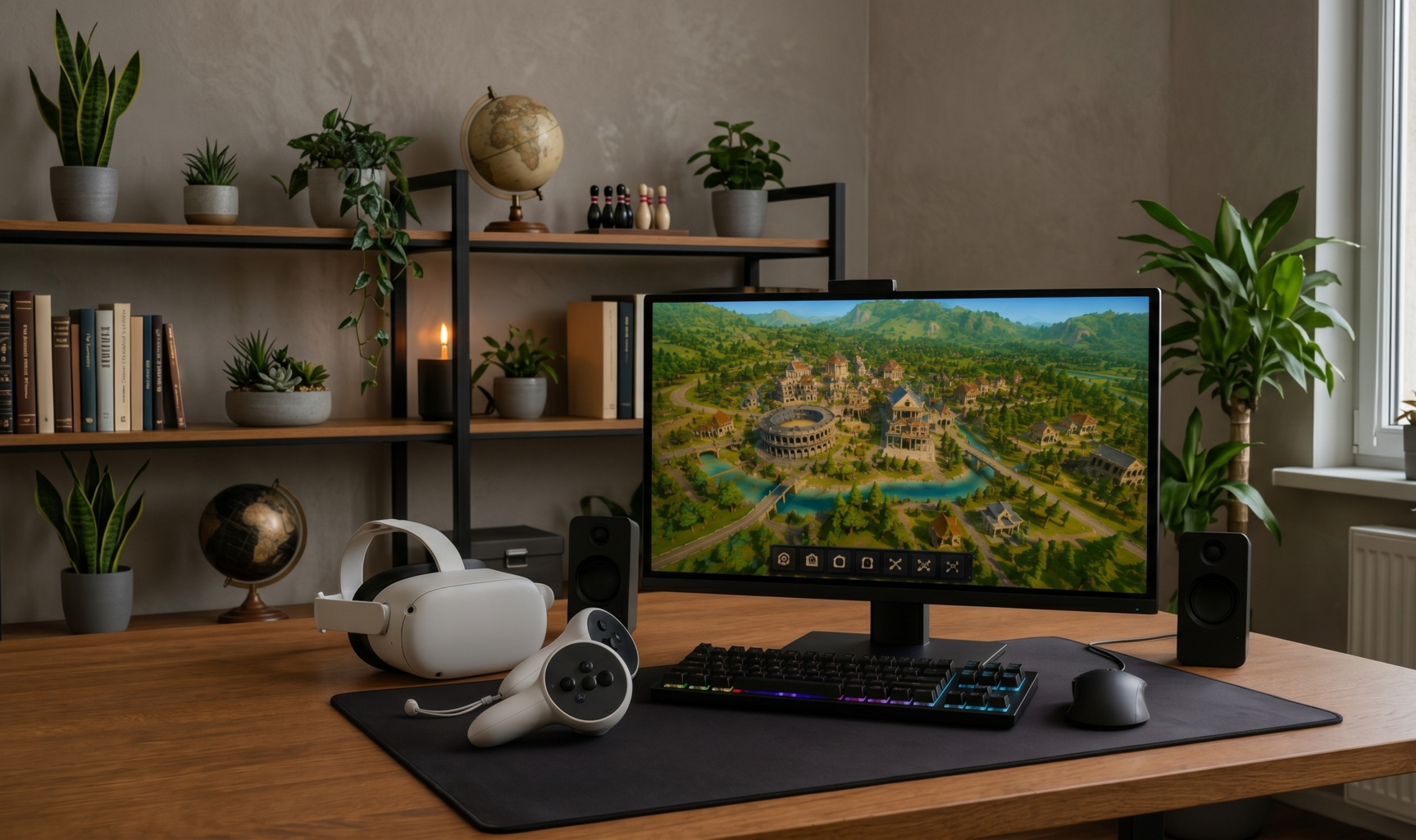 Image d'un jeu VR sur PC