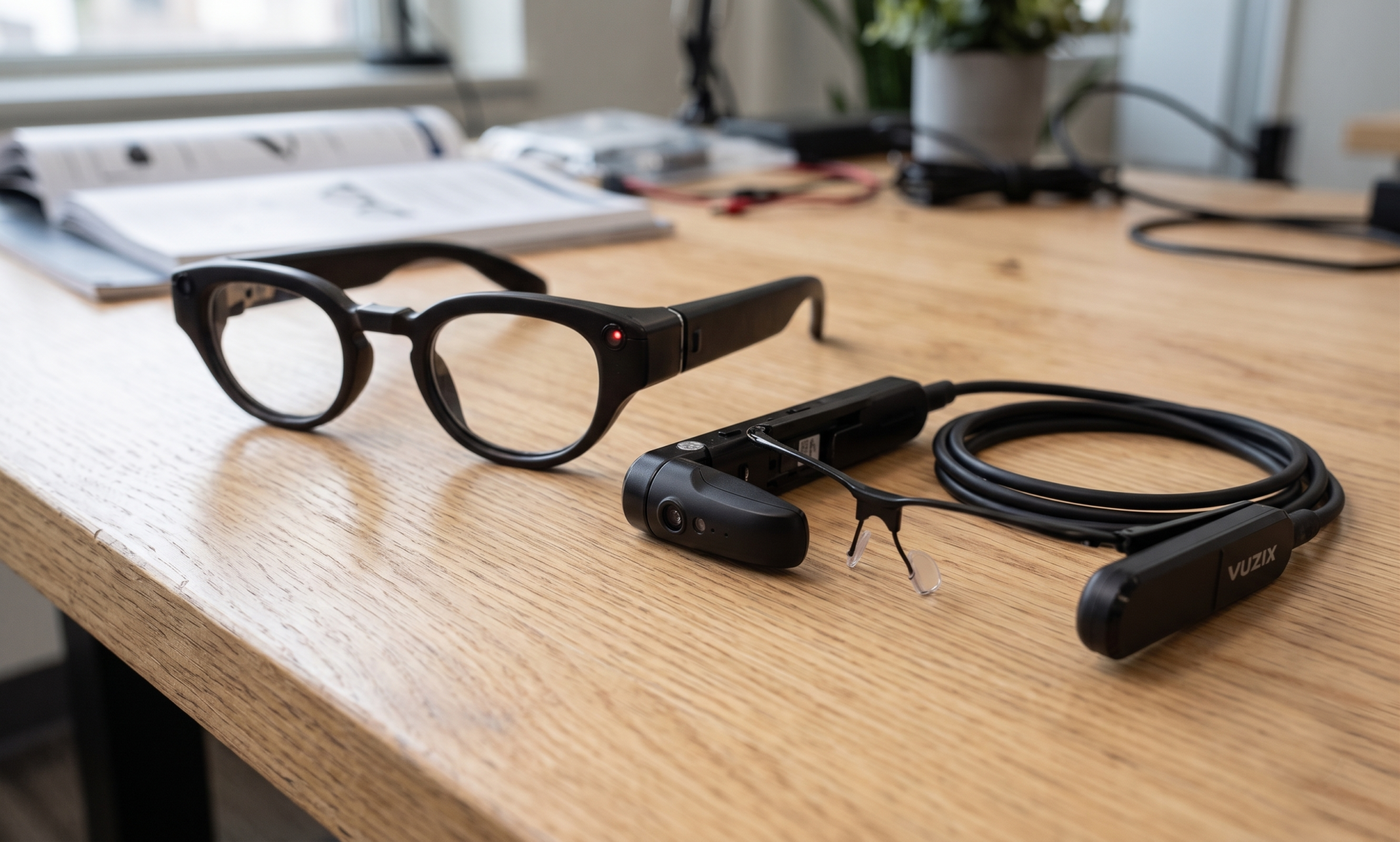 Vuzix M400 et Ultralite Pro sur une table