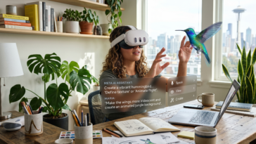 image illustrant le concept de Meta AI VR
