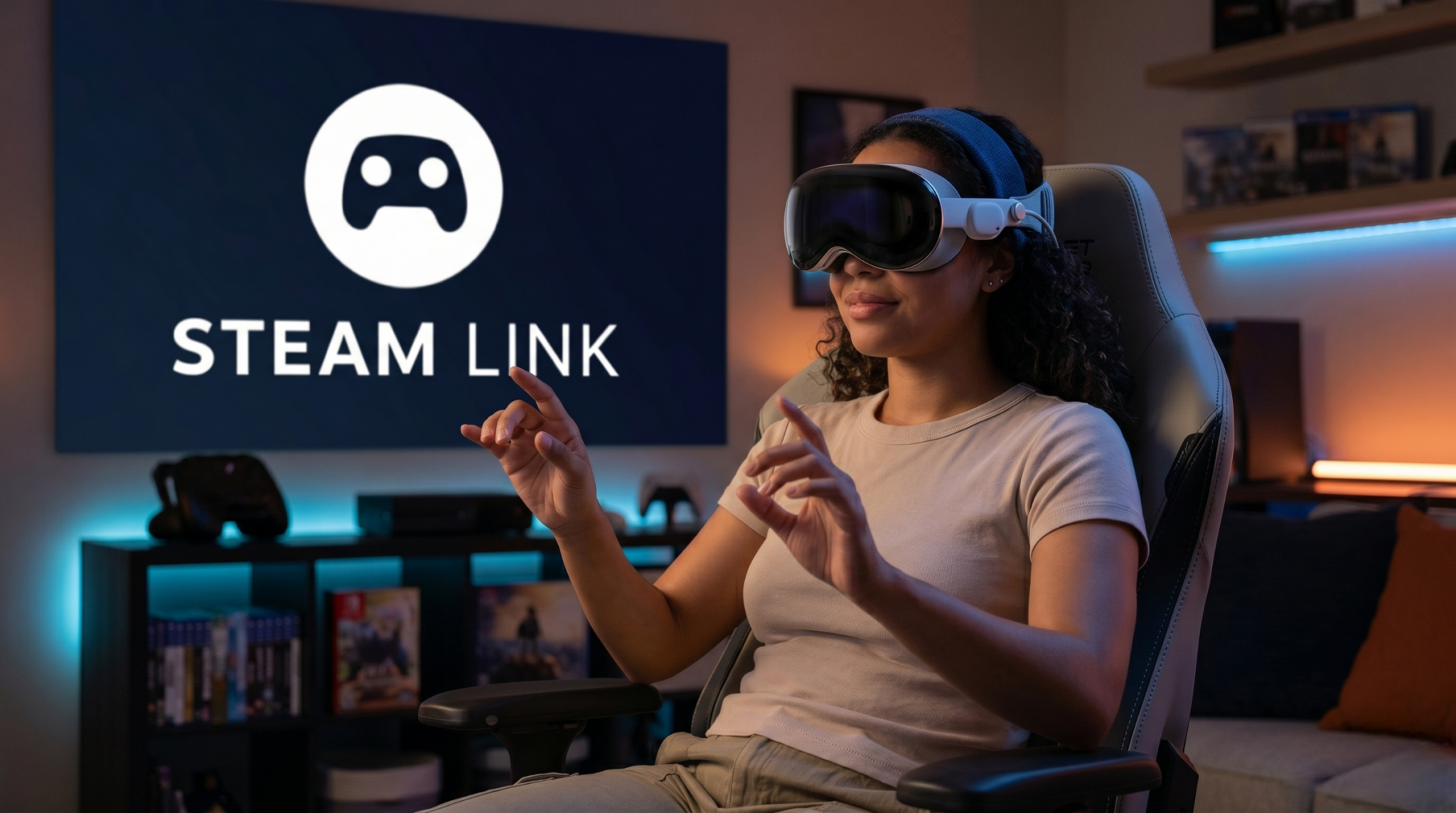 Apple Vision Pro Valve enterre la version iPad avec le Steam Link 4K !