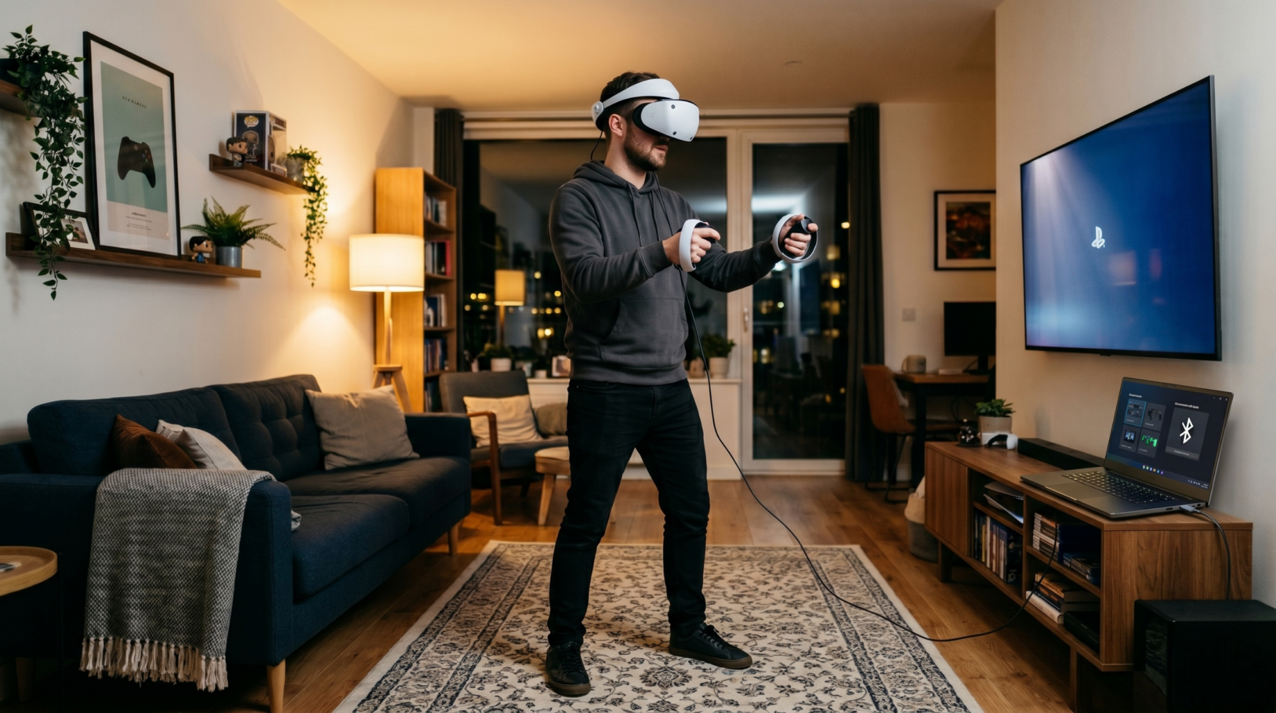 Configurez rapidement votre PSVR2 PC Adapter.
