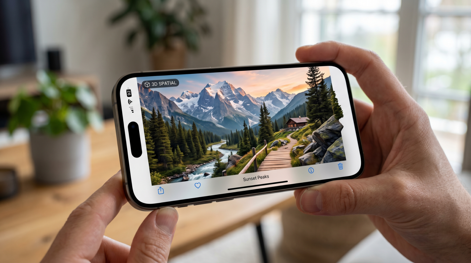 Créez de belles images avec Spatial Scenes d'Apple.