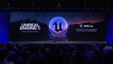 image illustrant la présentation de Unreal Engine 6 et Epic AI