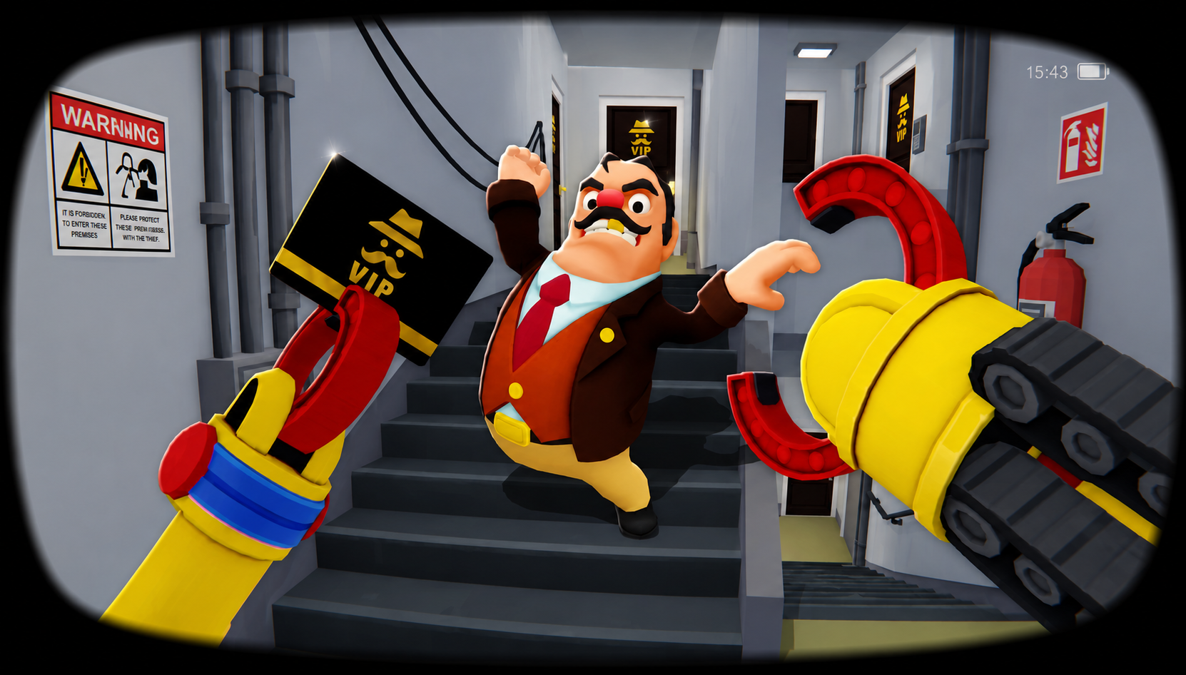 image illustrant le jeu Little Thief depuis un casque VR