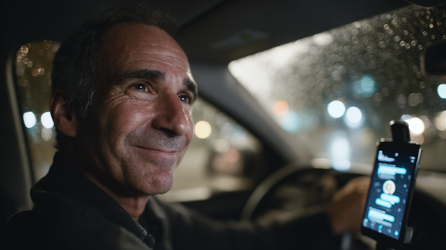 petite amie IA chauffeur Lyft