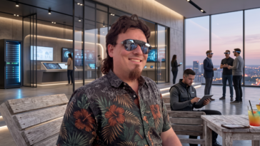 Palmer Luckey prototype lunettes AR