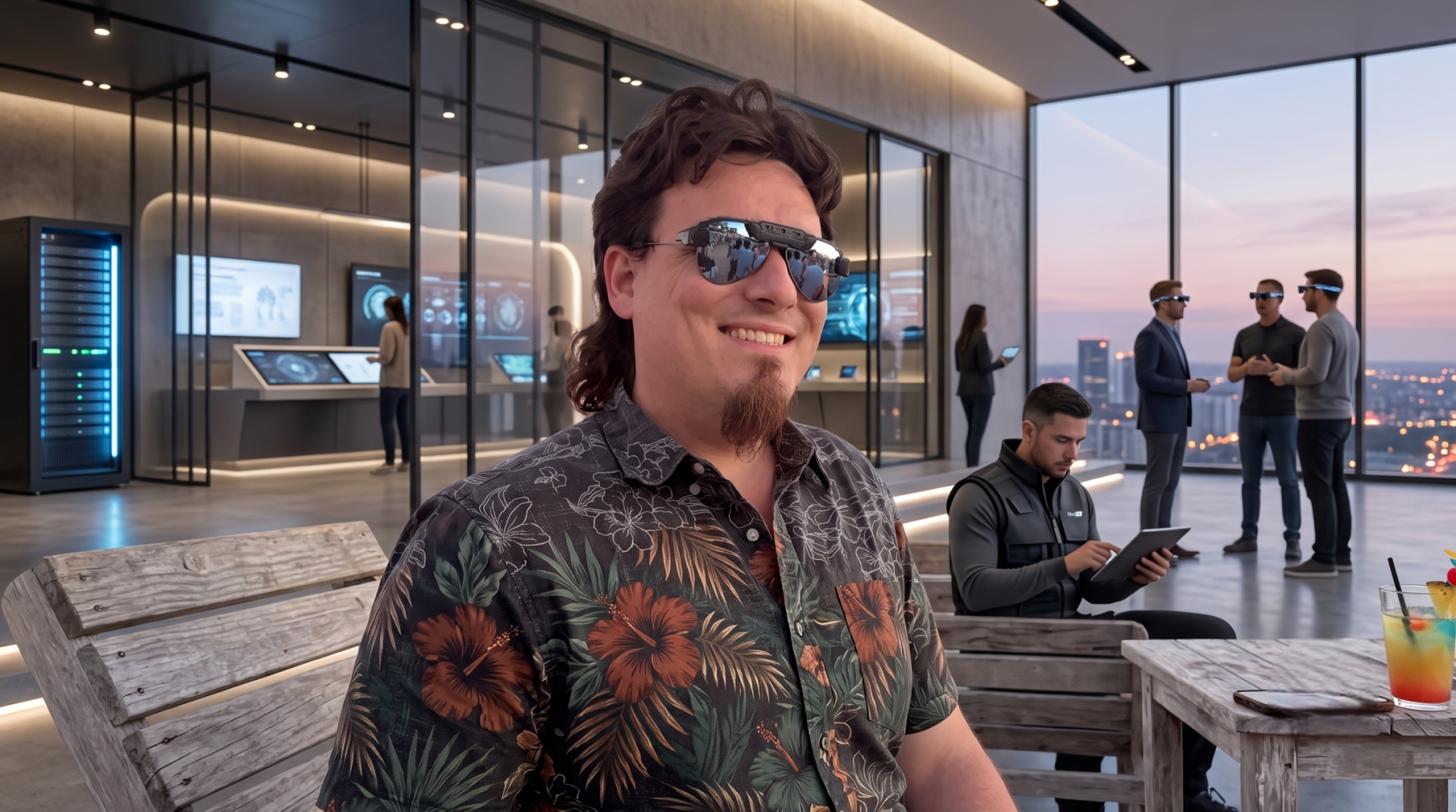 Palmer Luckey prototype lunettes AR