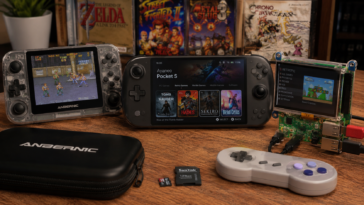 image illustrant des consoles rétro portables