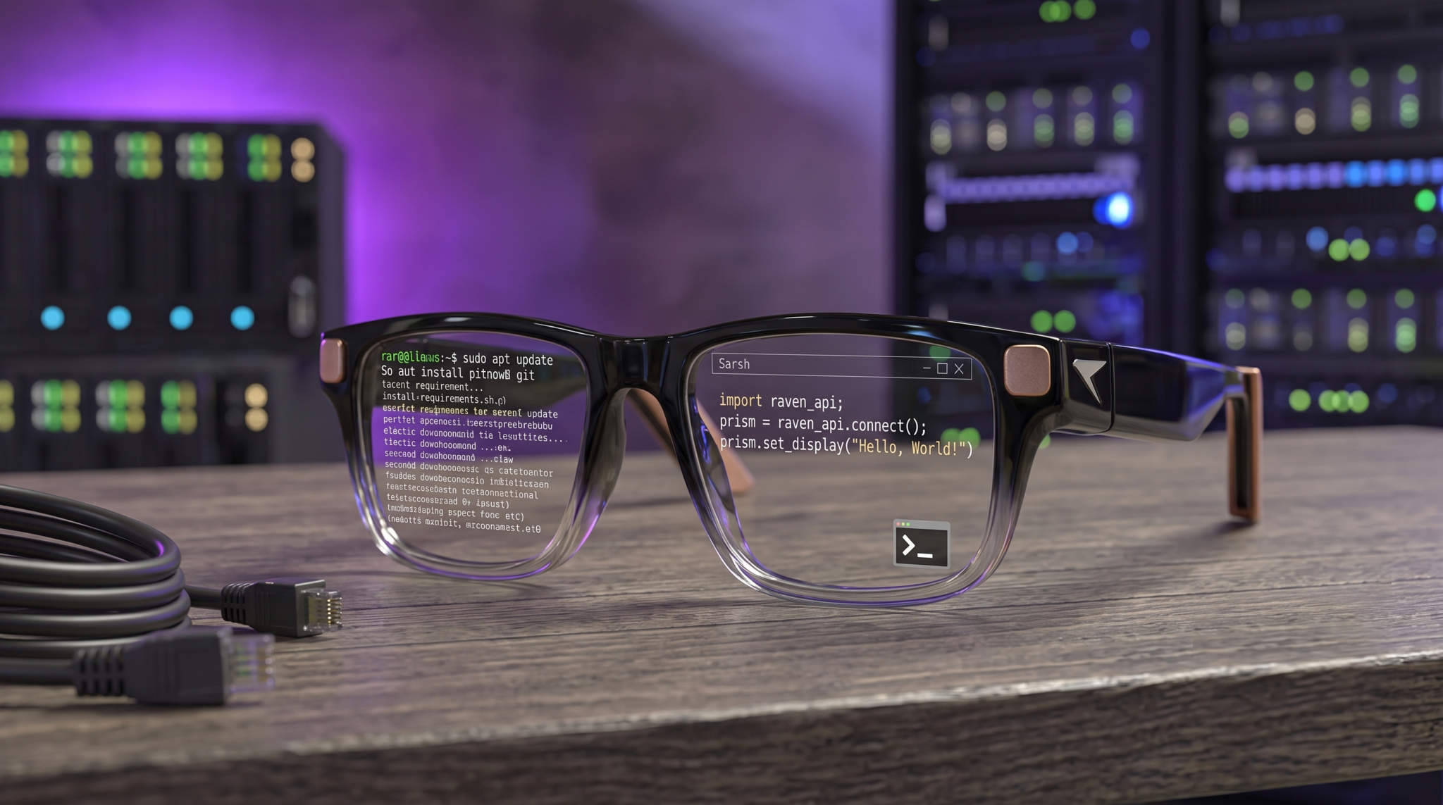 image illustrant les lunettes Raven Prism