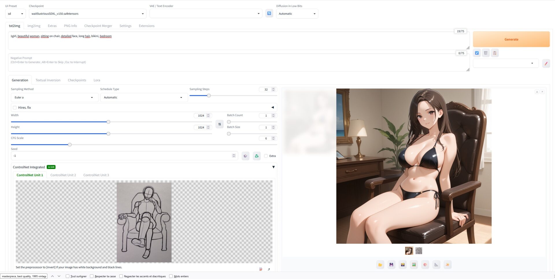 rendu final stable diffusion